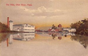 Otter River Massachusetts The Mills Scenic View Vintage Postcard AA83139