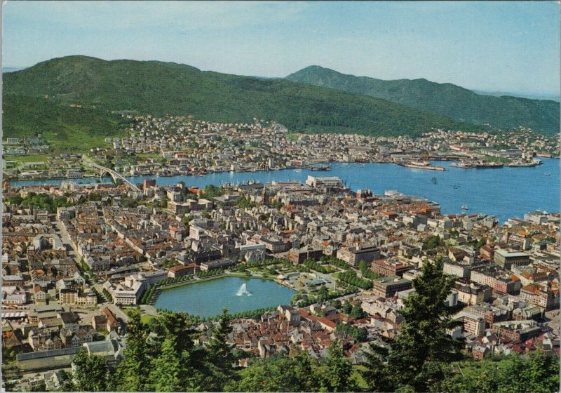 Norway Postcard - Bergen - View From Floyen  RR13265