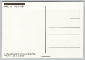 Entertainment~1964~Muhammed Ali Knocks Out The Beatles~Continental Postcard 