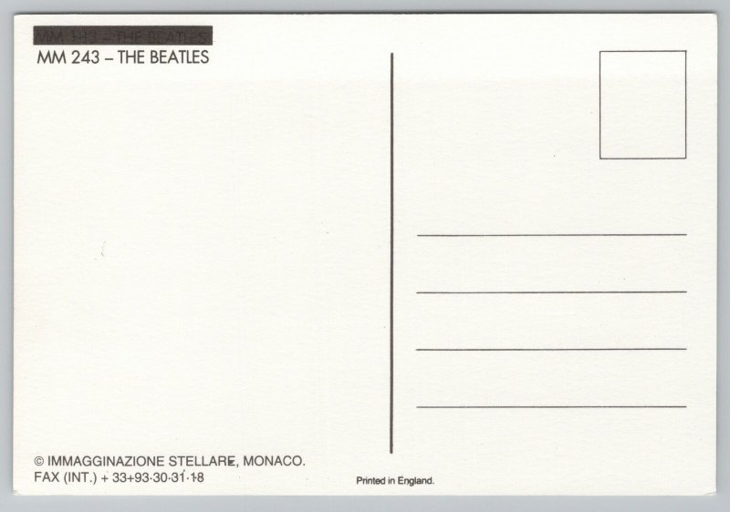 Entertainment~1964~Muhammed Ali Knocks Out The Beatles~Continental Postcard 