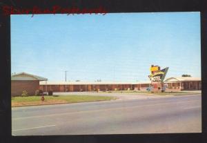 WEATHERFORD OKLAHOMA ROUTE 66 SOUTHWESTERN MOTEL ADVERTISING POSTCARD