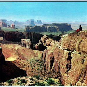 c1970s Pub. Phoenix, AZ Majestic Monument Valley Navajo Indian Horse 4x6 PC M13