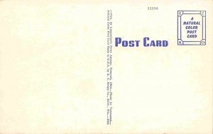 Fremont Yacht Club Sandusky River Ohio linen postcard