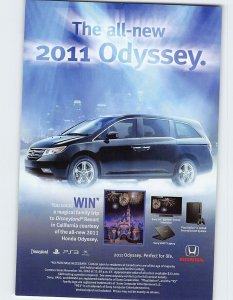 Postcard The all new 2011 Odyssey, T&T Honda, Calgary, Canada