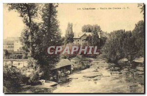 Old Postcard Chartres Moulin des Graviers