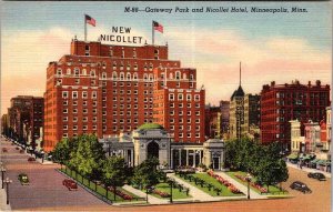 Postcard HOTEL SCENE Minneapolis Minnesota MN AM9880