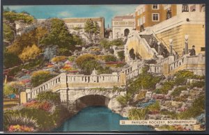 Dorset Postcard - Pavilion Rockery - Bournemouth - Ref: TZ617