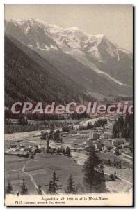 Postcard Old And Argentiere Mont Blanc