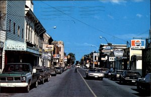 Forest Ontario King Street Pepsi, Shops, Restaurants c1950-60s Vintage Postcard