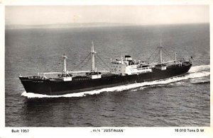 M/S Justinian Built in 1957 Hilman Relcs Rederi Ship 