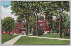 Linen~Angola Indiana~Tri-State College~Vintage Postcard