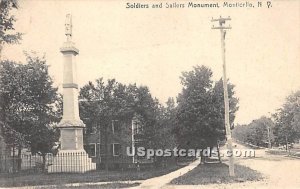 Soldiers and Sailors Monument - Monticello, New York