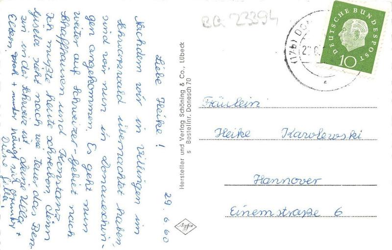 BG23394 gruss aus donaueschingen an der donauquelle  germany CPSM 14x9cm