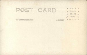 Battleship USS Virginia Vintage Real Photo Postcard