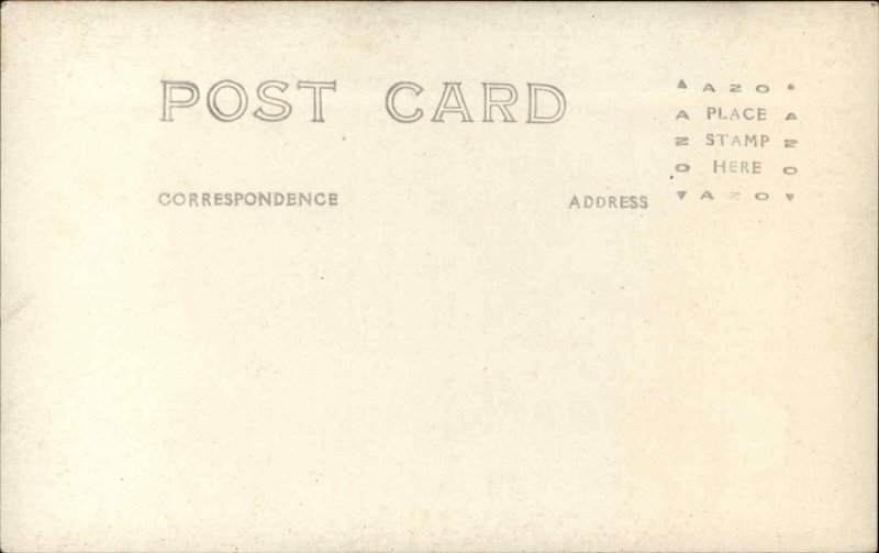 Battleship USS Virginia Vintage Real Photo Postcard