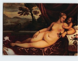 Postcard Lying Venus By Tiziano Vecellio, Uffizi Gallery, London, England