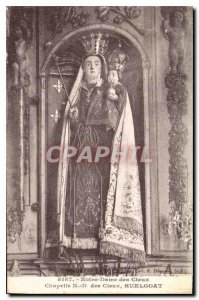 Old Postcard Our Lady of CLEUX Chapel ND of Huelgoat Heaven