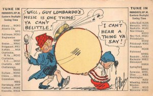 GUY LOMBARDO MUSIC RADIO BALTIMORE MARYLAND METER MAIL ADVERTISING POSTCARD 1935