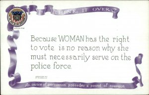 Voting Rights Women's Suffrage WOMAN HAS THE RIGHT Cargill Series 112 Postcard