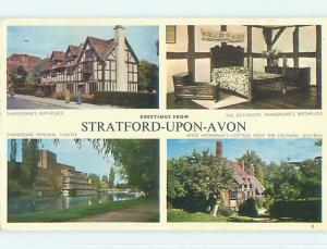 Pre-1980 TOWN VIEW SCENE Stratford UK p9365