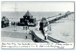 1903 Skegness The Pier Landing Lincolnshire England Posted Antique Postcard