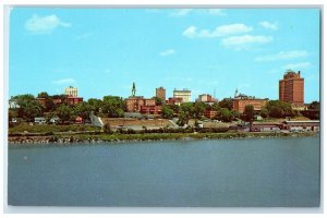 c1950's Tennessee River & Skyline Distance View Knoxville Tennessee TN Postcard