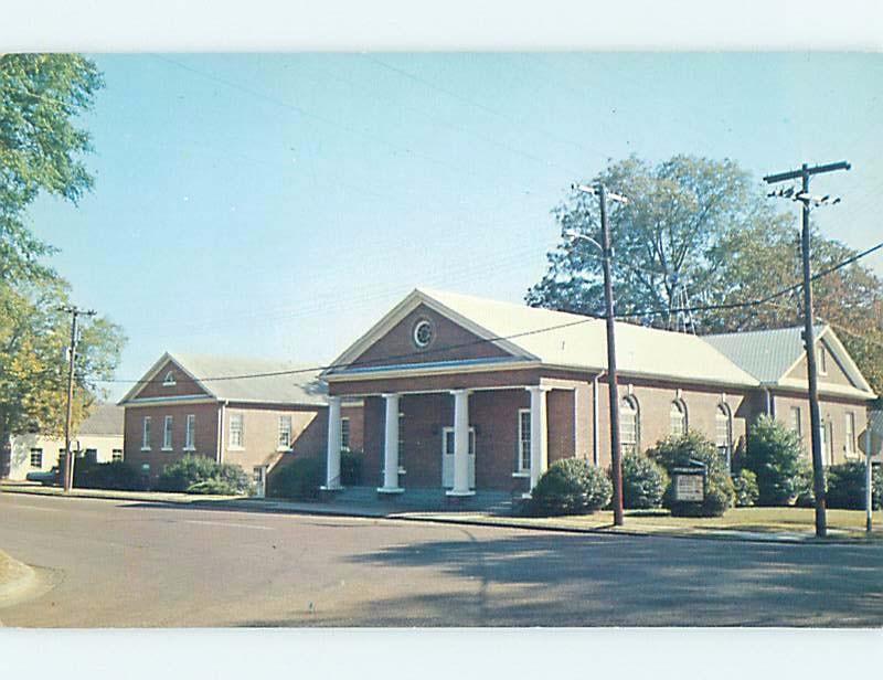 Unused Pre-1980 CHURCH SCENE Eutaw Alabama AL A6500