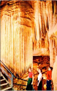 Falls Frozen Niagara Mammoth Cave National Park KY Kentucky Postcard UNP VTG 