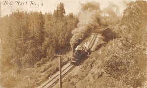 H97/ Sacramento? California Postcard RPPC '12 Steam Locomotive Railroad 194