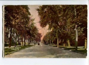 289556 CANADA TORONTO Jarvis street Vintage 1908 year RPPC to England