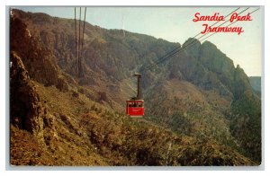 Sandia Peak Aerial Tramway Albuquerque New Mexico Vintage Standard View Postcard 