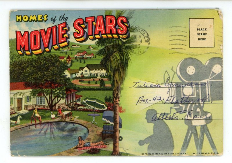 CA - FOLDER: Homes of the Movie Stars (16 Views & Narrative)