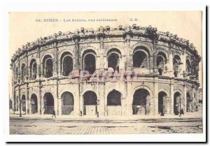 Nimes Old Postcard The outer west coast for arenas (Roman Amphitheater)