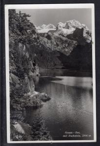 Vintage Austrian Photo Card(1951). Gosau Lake & Alps.