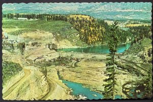 British Columbia Aerial View - Peace River Damsite - Chrome