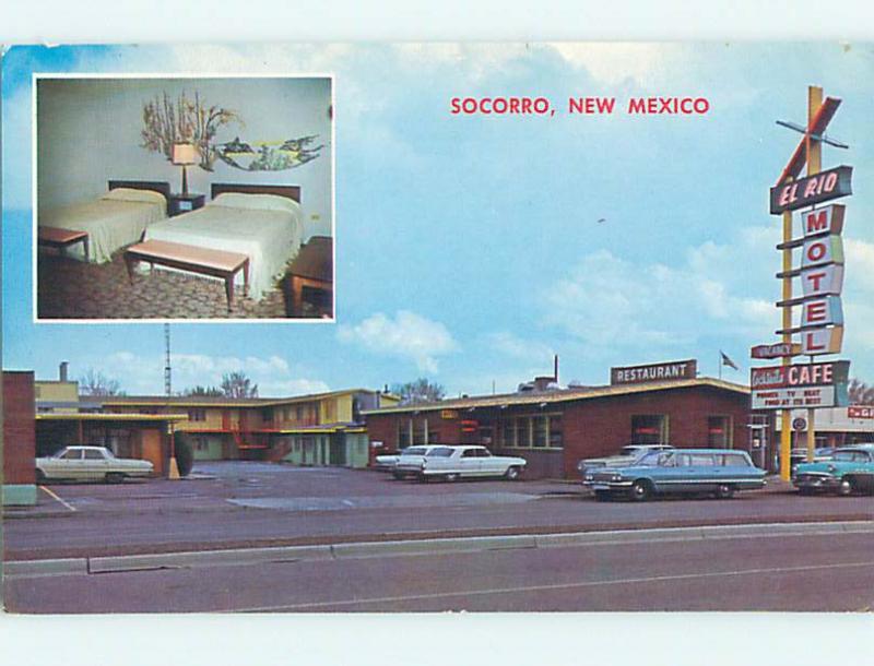 Unused Pre-1980 EL RIO MOTEL Socorro New Mexico NM M3312