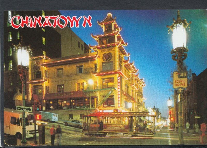 America Postcard- California Street, Chinatown, San Francisco, California RR5094