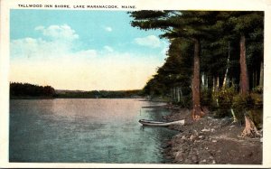 Maine Lake Maranacook Tallwood Inn Shore 1920