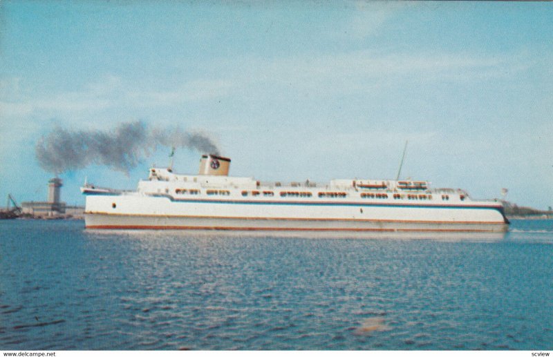 LITTLE CREEK , Virginia , 1940-50s ; Elongated Automobile-Passenger Ferry Pr...