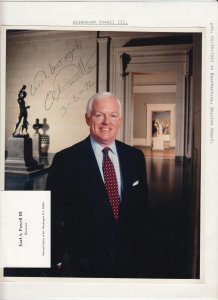 Alexander Powell III Director National Gallery of Art Original Autograph (L6312)