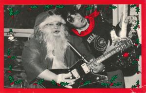 Christmas Rock & Roll Santa at House of Guitars Irondequoit Rochester New York