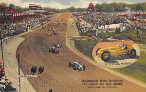 Annual 500 Mile Classic, Indianapolis Motor Speedway Automobile Racing, Race ...