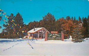 IDYLLWILD, California  CA ~ Snowy LAKE ALANDALE RESORT Roadside 1971  Postcard
