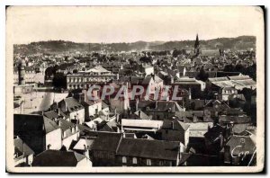 Old Postcard Brive Panorama View to the Theater