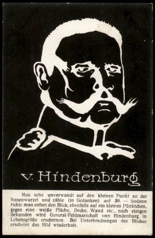 Germany WWI General Hindenburg Patriotic Feldpost PPC G67442