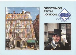 London Postcard - Greetings from London - Aquarius Hotels   AB1003