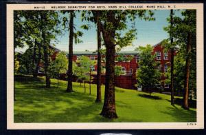 Melrose Dormitory for Boys,Mars Hill College,Mars Hill,NC