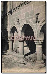 Old Postcard Roscoff Interior of the House of Stuart Arcades