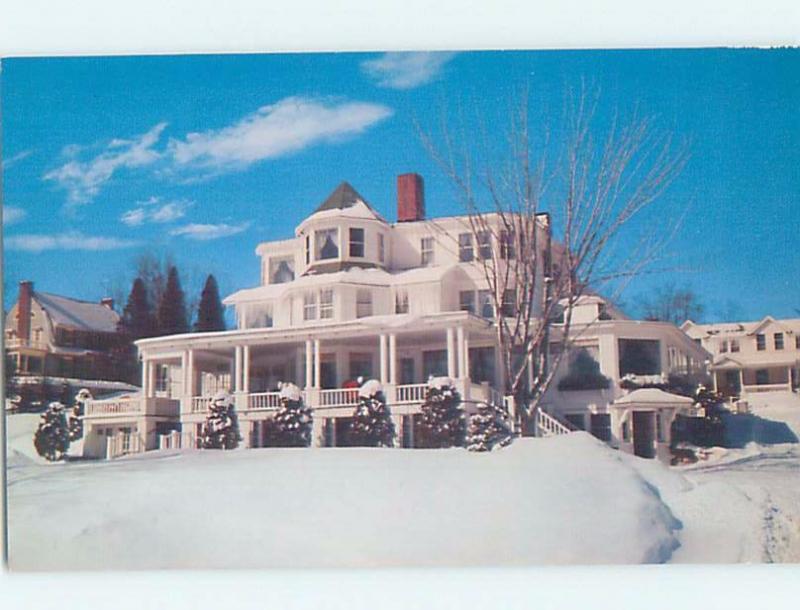 Pre-1980 HOMESTEAD RESTAURANT & COTTAGES Adirondacks - Lake Placid NY B8605