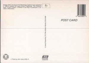 Fred Bramlage Coliseum KSU Kansas State Continental Postcard